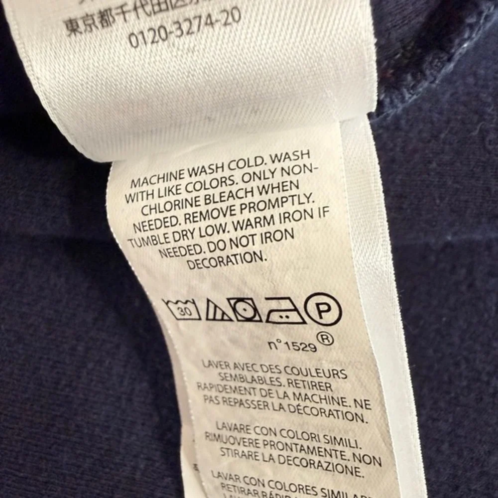 Polo Ralph Lauren Estate Rib 1/4 Zip Mens Large Pullover Navy Blue Pony Cotton‎